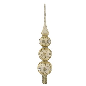 Sbk Gifts Holiday 16.0 Inch Champagne Beauty Christmas Elegant Bridal Tree Toppers - 1 of 3