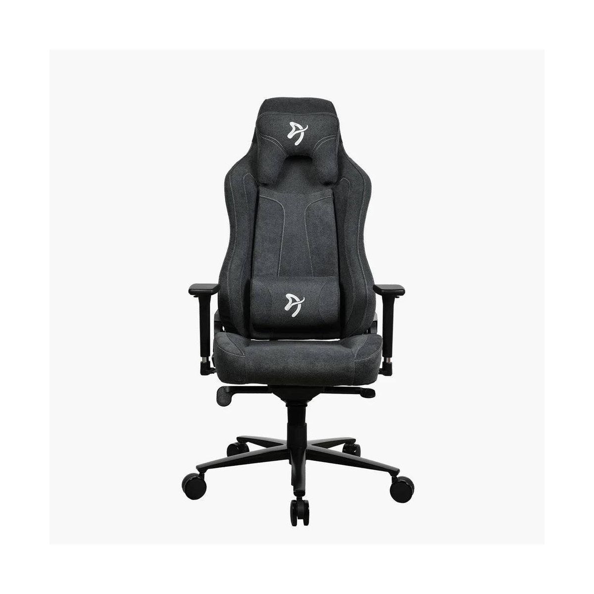 Arozzi Vernazza Soft Fabric Office and Gaming Chair with Soft Neck Lumbar Support Pillows - thumbnail 2