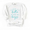 Simply Sage Market Life Is Better With My Boys Garment Dyed Sweatshirt - 2 of 4