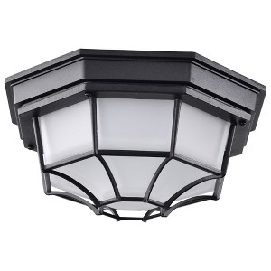Nuvo Lighting 1 - Light Flush Mount in  Black - 1 of 4