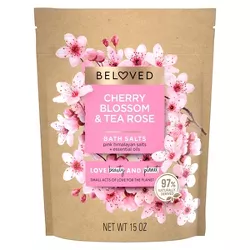 Beloved Cherry Blossom & Tea Rose Bath Salts - 15oz