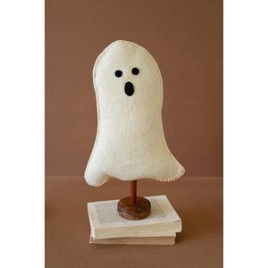 Halloween Felt Ghost Display – Standing Decor Piece 17" Tall by Kalalou - 1 of 4