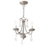 Livex Lighting Daphne 3 - Light Chandelier in  Brushed Nickel - 3 of 4