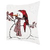 C&F Home 20" x 13" Snowman Embroidered Christmas Throw Pillow - image 3 of 4