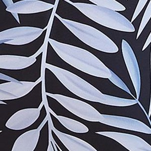 black and white leaf