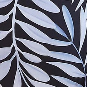 black and white leaf