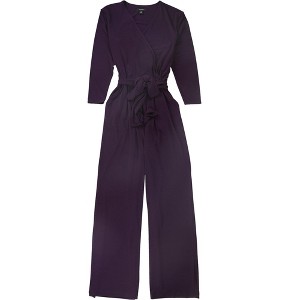 Alfani Womens Belted Surplice Jumpsuit - 1 of 1