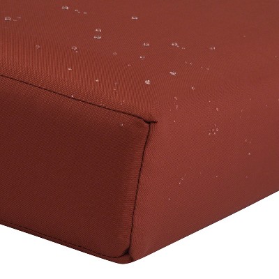 Ravenna Spice Water-Resistant Outdoor Chair Cushion 21"x19"