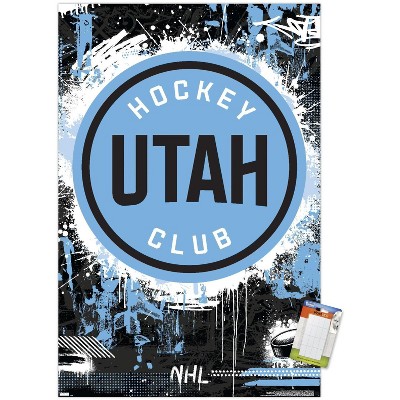 Trends International NHL Utah Hockey Club - Maximalist Logo 24 Unframed Wall Poster Prints