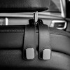 TruAIR Car Headrest Hooks - 2 Pack Handbag Organizer Accessories - 3 of 4