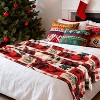 Lomsoe Christmas Throw Blanket, Snowman Tree Plaid Throw Blanket for Women & Men, Soft Couch & Bed Blanket for Girls & Boys. - 2 of 4