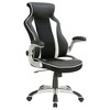 TiramisuBest Black Adjustable Height Office Chair: Provocative Design, Ergonomic Comfort - 2 of 4