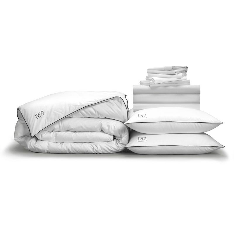 Luxe Soft & Smooth Perfect Bedding Bundle, with White Goose Down, 1 of 9