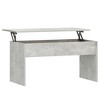 vidaXL Coffee Table Concrete Grey Engineered Wood Medium - 2 of 4