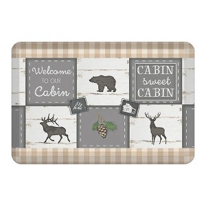 Laural Home Cabin Living 20" x 30" Anti-Fatigue Kitchen Mat - 1 of 2
