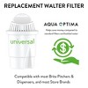 Aqua Optima Replacement Filter for Brita, Pitchers, Dispensers, NSF Certified, Reduces Plastic, Compact Size, Exceptional Value, Pack of 6 - 2 of 4