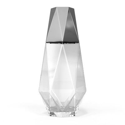 Fifth Avenue Crystal Geometric Bedside Night Water Carafe and Tumbler Lid, 2-Piece