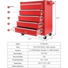5-Drawers Rolling Tool Box With Wheels, Tool Storage Cabinet With Lock - 3 of 4