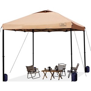 Cesicia 10x10 FT Light Blue Pop Up Commercial Canopy Tent with Adjustable Legs, Air Vent, Carry Bag & Sandbags - 1 of 4