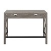 Sophie Modern Farmhouse X Frame Writing Desk with Cubbies Gray Wash - Saracina Home - 4 of 4