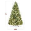 Best Choice Products Pre-Lit Frosted Scotch Pine Christmas Tree w/ 2-In-1 LED Lights - 2 of 4