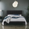 Home Design Evanston Tufted Upholstered Platform Bed, Minimalist Design - 2 of 4