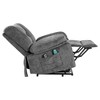 Grungis Velvet Lift Massage Chairs for Elderly,Cozy Recliner Chairs with Massage and Lumbar Heating for Living Room - 2 of 4