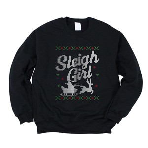 Simply Sage Market Ugly Sweater Sleigh Girl Sweatshirt - 1 of 4
