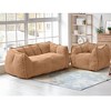 Teddy Fleece 2-Person Bean Bag Sofa - 3 of 4