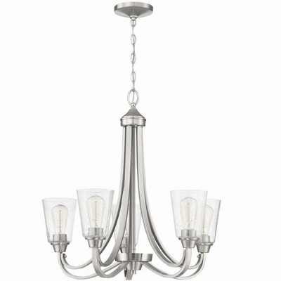 Craftmade Lighting Grace 5 - Light Chandelier in  Brushed Polished Nickel