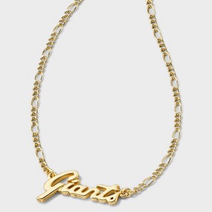 Bijoux Sport by Luv Aj MLB Gold Nameplate Pendant Necklace - 1 of 4