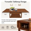 NicBex Modern 5-Piece Drop Leaf Dining Table Set – Square Extendable Dining Table with 4 Dining Chairs, Wood Kitchen Table with Under-Table Shelf - 4 of 4