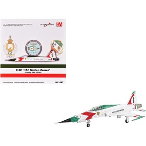 Northrop F-5E Tiger II Aircraft "#1, 3-7099, IIAF Golden Crown" Imperial Iranian Air Force 1/72 Diecast Model by Hobby Master - 1 of 4