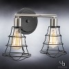 Urban Ambiance Luxury Vintage Bathroom Vanity Light,  11"H x 15.625"W,  Charcoal Finish, UHP2420 - 3 of 4