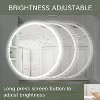 Acekool 32" Round LED Bathroom Mirror - Adjustable Lighting, Touch Control, Waterproof Design - 3 of 4