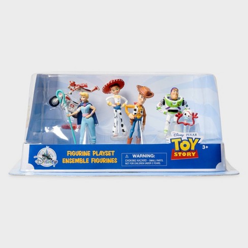 Disney Toy Story 4 Woody (with Forky), Buzz, Jessie, Bullseye & Rex  Exclusive 5-Figure Bath Set