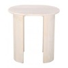 Risan Side Table - Natural 23.6"H, Oval Bleached Mango Wood Top By Zuo Modern - 4 of 4
