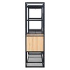 Vynxaria Open-Style Wardrobe with Hanging Rails, Shelves & Drawers in White - 4 of 4