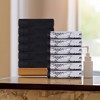 Cotton Marble and Solid Medium Weight Assorted Towel Set by Blue Nile Mills - 2 of 4