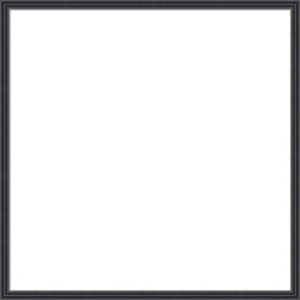 Amanti Art Stylish Black Narrow Framed Dry Erase Magnetic Board - 1 of 4