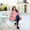 Catalonia Womens Oversized Plush Fleece Wearable Blanket Hooded Wrap Sweater with Hand Pockets, Open Front No Sleeve Cape Shawls, Cozy Gift for Woman - 2 of 4