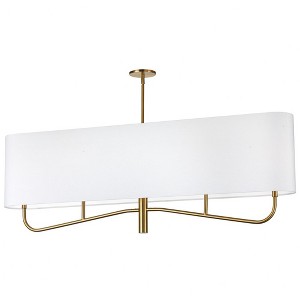Dainolite Eleanor 4 - Light Chandelier in  Aged Brass - 1 of 1