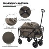 YONWAY Multi-Use Bag Collapsible Foldable Wagon Cart Beach Wagon,Heavy Duty Utility Cart for for Camping ,3pcs plastic Liner bag /Cover - 4 of 4
