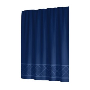 Sttelli Radiance 72 in. H X 72 in. W Navy Shower Curtain Polyester (Case of 3) - 1 of 1