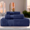 Luxury Cotton Heavyweight Solid Plush Towel Set by Blue Nile Mills - 2 of 4