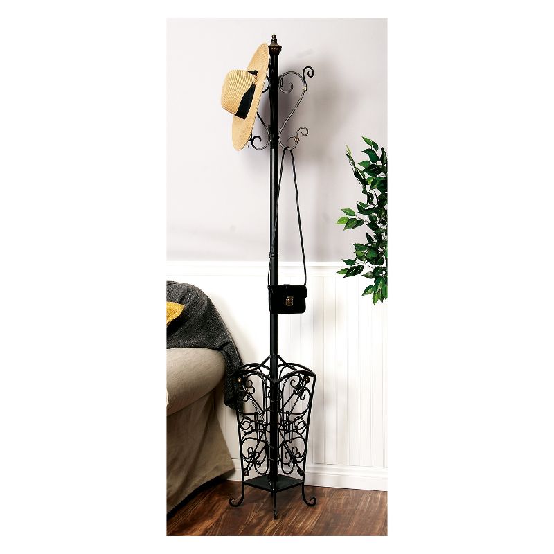 Metal Scroll Footed Umbrella Stand - Olivia & May, 4 of 5