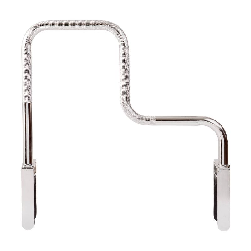 DMI Rust Resistant Grab Bar Tub and Shower Handle for Safety and Stability Chrome - HealthSmart, 4 of 6