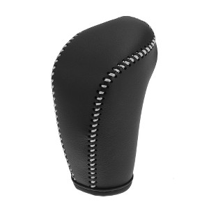 Unique Bargains Car Faux Leather Black Gear Shift Knob Cover for Subaru Forester 2014-2017 - 1 of 4