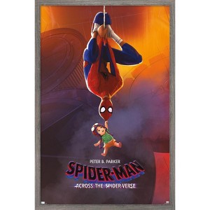 Trends International Marvel Spider-Man: Across The Spider-Verse - Peter Framed Wall Poster Prints - 1 of 4