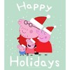 Girl's Peppa Pig Family Happy Holidays T-Shirt - 2 of 4